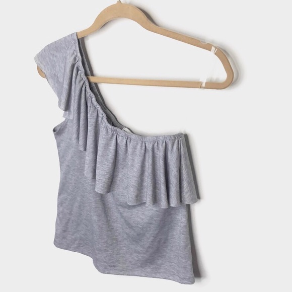 Full Tilt • One Shoulder Ruffle Top Size Small - Picture 6 of 7